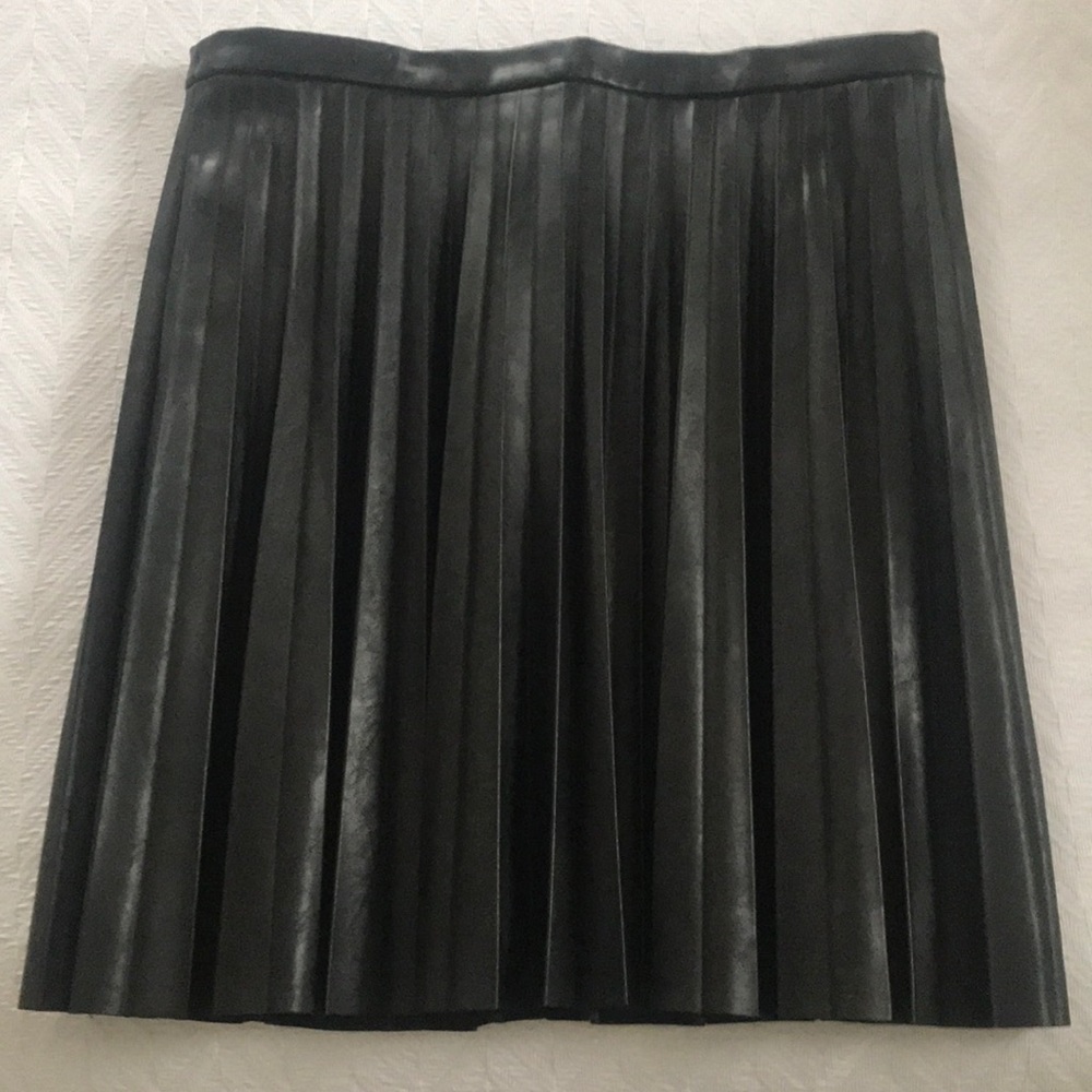 JCrew Faux Leather Skirt 6